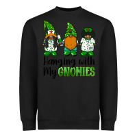 Black hanging with my gnomies african american nurse gnomies Heavyweight Sweatshirt - BarkalooDesign