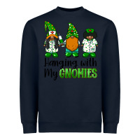 Navy hanging with my gnomies african american nurse gnomies Heavyweight Sweatshirt - BarkalooDesign