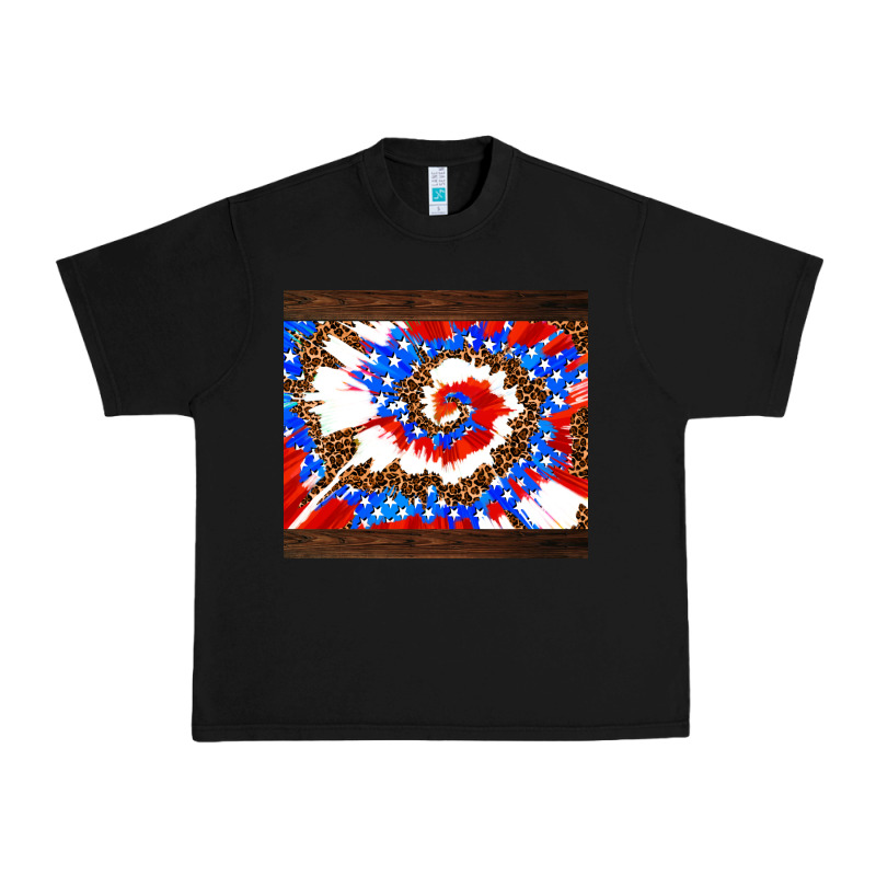 Usa Tie Dye Urban Heavy Tee by AdoDesignShop | Teevron
