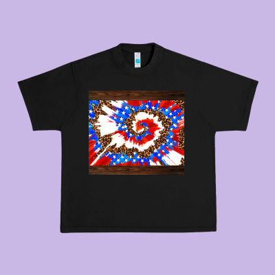 Usa Tie Dye Urban Heavy Tee Designed By Adodesignshop