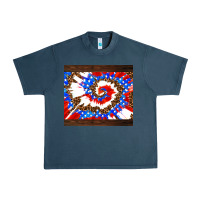 Midnight Navy usa tie dye Urban Heavy Tee - AdoDesignShop