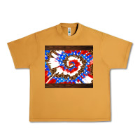 Peanut Butter usa tie dye Urban Heavy Tee - AdoDesignShop