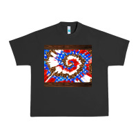 Pigment Black usa tie dye Urban Heavy Tee - AdoDesignShop