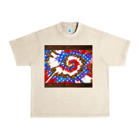 Sandshell usa tie dye Urban Heavy Tee - AdoDesignShop