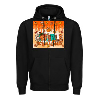 Black gobble til you wobble tumbler Zipper Hoodie - MaliasSmallBusiness