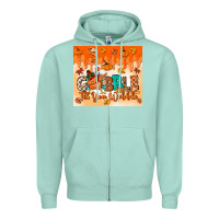 Seafoam gobble til you wobble tumbler Zipper Hoodie - MaliasSmallBusiness