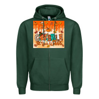Sports Green gobble til you wobble tumbler Zipper Hoodie - MaliasSmallBusiness