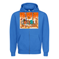 True Royal gobble til you wobble tumbler Zipper Hoodie - MaliasSmallBusiness