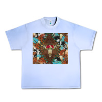 Grape Ice western floral bullskull cowhide and leopard Urban Heavy Tee - Artiststas