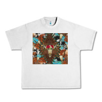 Lunar Rock western floral bullskull cowhide and leopard Urban Heavy Tee - Artiststas