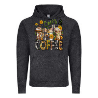 Vintage Arctic cows and coffee cups Vintage Hoodie - Jasminsmagicworld