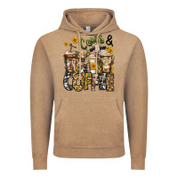 Vintage Coffee cows and coffee cups Vintage Hoodie - Jasminsmagicworld