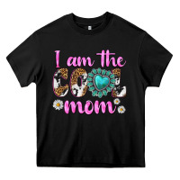 Black i am cool mom Heavy Core Tee - texasbilliewilder