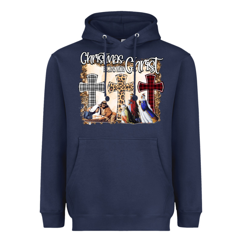 Christmas Begins With Christ Heavyweight Hoodie by Bettercallsaul | Teevron