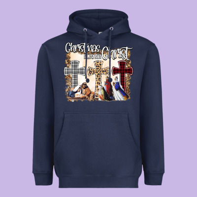 Christmas Begins With Christ Heavyweight Hoodie Designed By Bettercallsaul