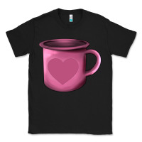 Black Valentine's Day heart mug Classic Tee - AdoDesignShop