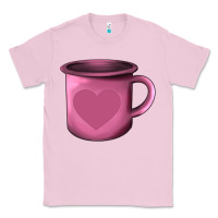 Bubblegum Pink Valentine's Day heart mug Classic Tee - AdoDesignShop