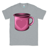 Heather Grey Valentine's Day heart mug Classic Tee - AdoDesignShop