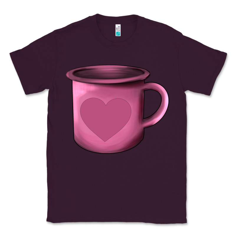 Valentine's Day Heart Mug Classic Tee by AdoDesignShop | Teevron