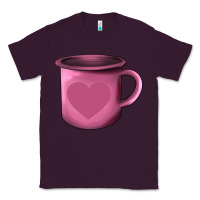 Plum Valentine's Day heart mug Classic Tee - AdoDesignShop