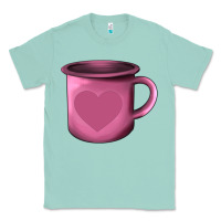 Seafoam Valentine's Day heart mug Classic Tee - AdoDesignShop