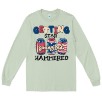 Matcha getting star spangled hammered Long Sleeve Tee - MaliasSmallBusiness