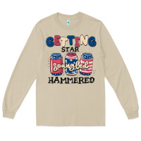 Mushroom getting star spangled hammered Long Sleeve Tee - MaliasSmallBusiness