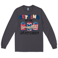 Smoke getting star spangled hammered Long Sleeve Tee - MaliasSmallBusiness