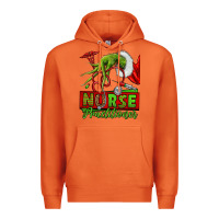 Carrot Christmas Character Nurse Premium Hoodie - NancyCooperArtShop