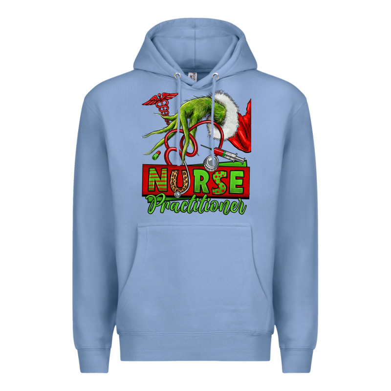 Christmas Character Nurse Premium Hoodie by NancyCooperArtShop | Teevron