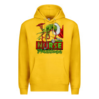 Lemon Christmas Character Nurse Premium Hoodie - NancyCooperArtShop