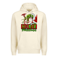 Sandshell Christmas Character Nurse Premium Hoodie - NancyCooperArtShop