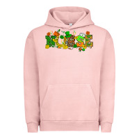 Pigment Salmon St. Patricks day nurse Urban Hoodie - HowdyJamesFarm