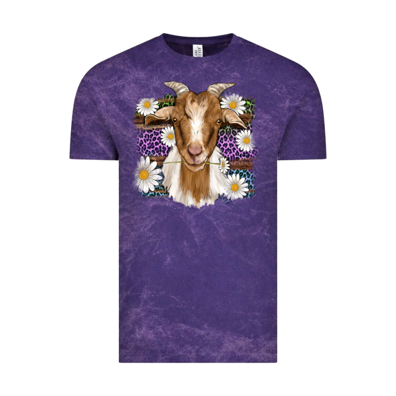 Easter Goat Daisys Leopard Wooden Vintage Tee by Artiststas | Teevron