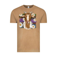 Vintage Camel easter goat daisys leopard wooden Vintage Tee - Artiststas