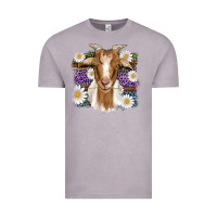 Vintage Zinc easter goat daisys leopard wooden Vintage Tee - Artiststas