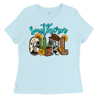 Baby Blue southern girl Ladies Tee - Zillion Design Studio