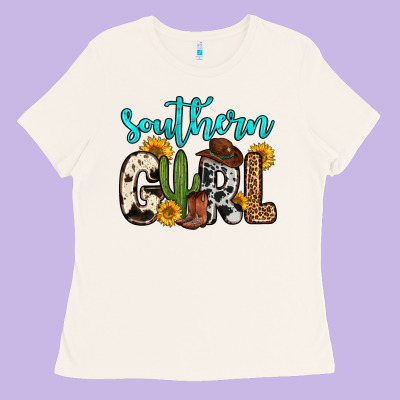 Southern Girl Ladies Tee Designed By Zillion Design Studio