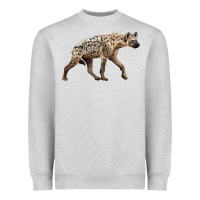 Heather Grey hyena Heavyweight Sweatshirt - LillyAllenDesigns
