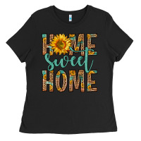Black home sweet home Ladies Tee - Zillion Design Studio