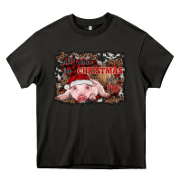 Asphalt all i want for christmas is a pig baby Heavy Core Tee - RanaPortraitStore
