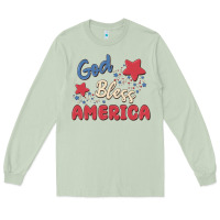 Matcha god bless america Long Sleeve Tee - MaliasSmallBusiness