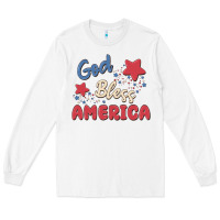 White god bless america Long Sleeve Tee - MaliasSmallBusiness