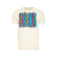Vintage Arctic gemstone and pink leopard brushstrok Vintage Tee - AdoDesignShop