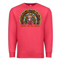 Cardinal gobble till you wobble thanksgiving rainbow Premium Sweatshirt - RanaPortraitStore