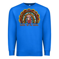 True Royal gobble till you wobble thanksgiving rainbow Premium Sweatshirt - RanaPortraitStore
