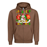 Chestnut Balls Deep Into Christmas Zipper Hoodie - MaliasSmallBusiness