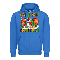 True Royal Balls Deep Into Christmas Zipper Hoodie - MaliasSmallBusiness