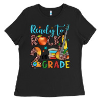 Black ready to rock 2nd grade Ladies Tee - JahusDesignShop