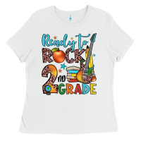 White ready to rock 2nd grade Ladies Tee - JahusDesignShop